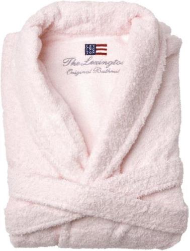 Lexington Lexington Original Bathrobe Pink Morgenkåber Str L - hos Mag...