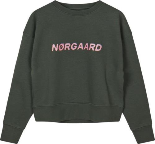 Mads Nørgaard - Copenhagen Organic Sweat Tilvina Sweatshirt Kvinde Grø...