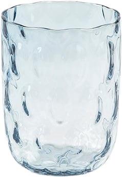 Kodanska Danish Summer Tumbler Big Drops Blue Smoke Str H 9 x D 7 cm -...