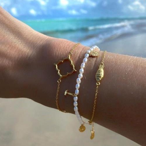 With love darling Community Bracelet Vermeil (925 Sterling Silver Gold...