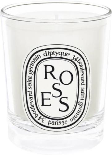 Diptyque Roses Mini Scented Candle Kvindeduft 70 G - Duftlys hos Magas...