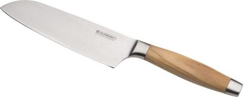 Le Creuset Santoku Kniv m/ Oliventræsskaft 18cm Oliventræ Str 18 cm - ...