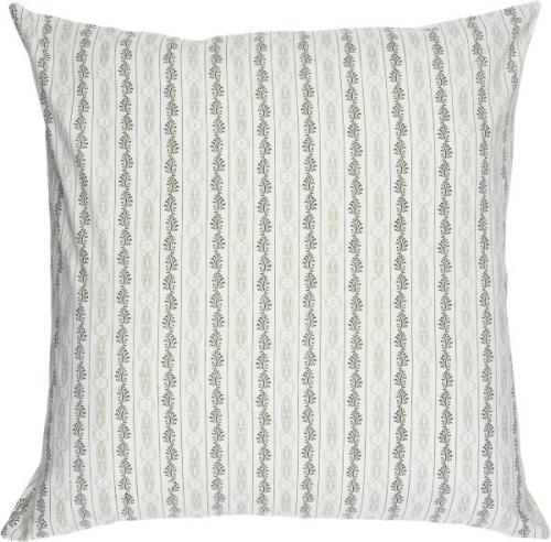 Ib Laursen Pude Hvid M/beige/grønt Mønster Multi Str L:50 B:50 cm - Py...