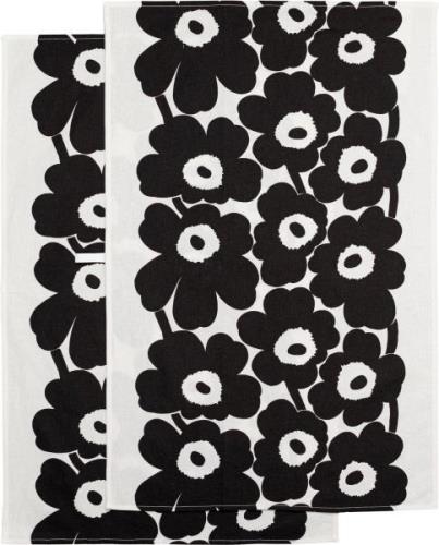 Marimekko Unikko TEA Towel 2pcs 0008 - Viskestykker hos Magasin