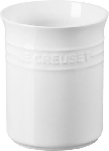 Le Creuset Bestik og Redskabskrukke 1,1L White White Str 14,8 x 12,2 c...