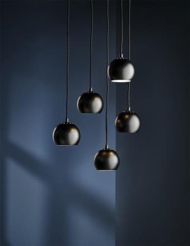 Frandsen Ball Pendant Ø12 EU Matt Black - Pendler hos Magasin