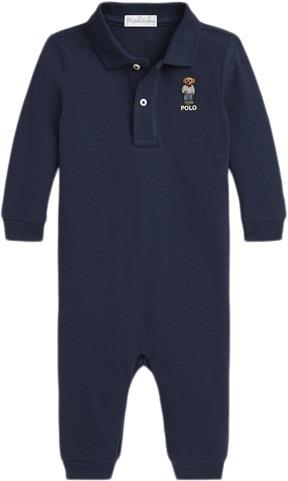 Polo Ralph Lauren 20/1 Meshls Bear Cov-op-cva Str 6M / 6-9 mdr - Blå H...