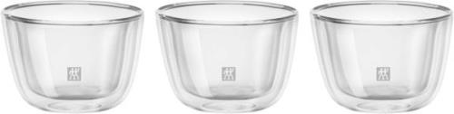 Zwilling Sorrento Appetiser sæt, 3 stk Transparent - Serveringsskåle h...