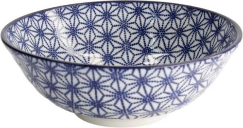 Tokyo Design Studio Nippon Blue Soba Bowl 21x7. 8cm 1. 1l Star Blue/wh...