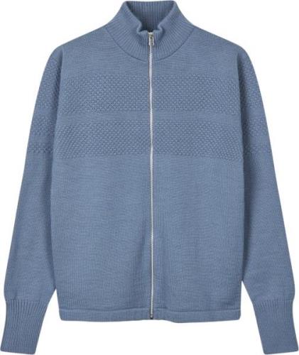 Mads Nørgaard - Copenhagen Wool Klemens Zip Knit Mand Lyseblå Sweaters...