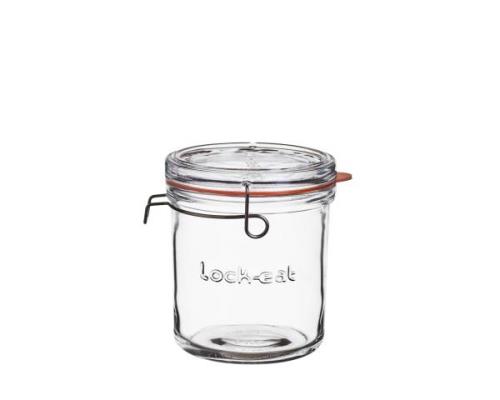 Luigi Bormioli Lockeat Sylteglas med Patentlåg 75 cl. Transparent, Ora...