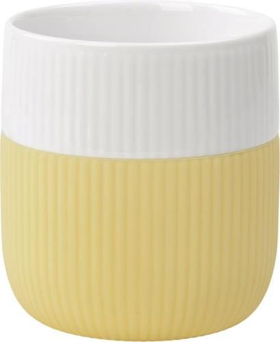 Royal Copenhagen Fluted Contrast Mug 35cl Sunbeam Hvid - Kopper Uden H...