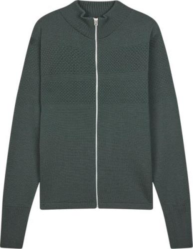 Mads Nørgaard - Copenhagen Wool Klemens Zip Knit Mand Grøn Sweaters St...