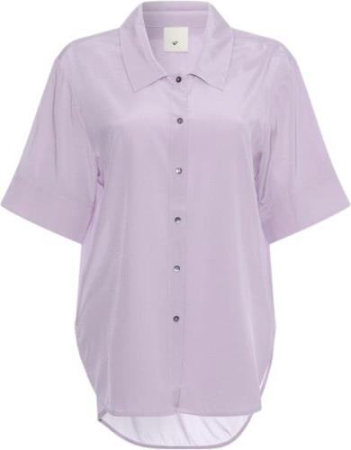 Heartmade ¤ Matea Shirt HM ¤ Kvinde Wild Orchid Kortærmede Skjorter St...