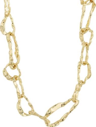 Pilgrim Believe Recycled Chain Necklace Goldplated one size - Halskæde...