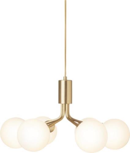 Nuura Apiales 6, Brushed Brass / Opal Brushed Brass / Opal - Pendler h...