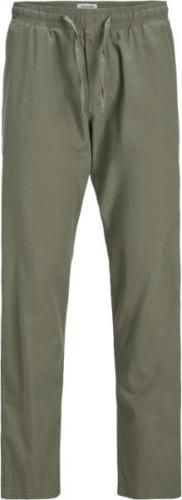 Jack & Jones Jpstkane Jjsummer Linen Blend Jogge Mand Dusty Olive Casu...