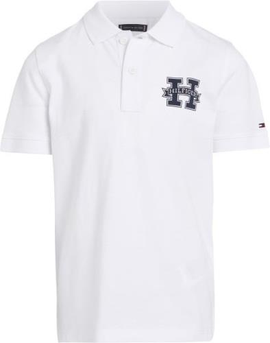 Tommy Hilfiger H Regular Polo SS Str 5 år / 110 cm - White Poloer hos ...