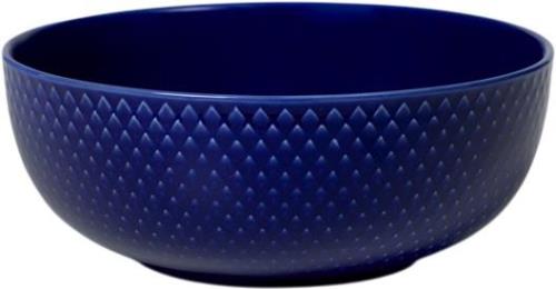 Lyngby Porcelæn Rhombe Color Skål Ø15. 5 cm Mørk blå Blå Str H:6 Ø:15,...