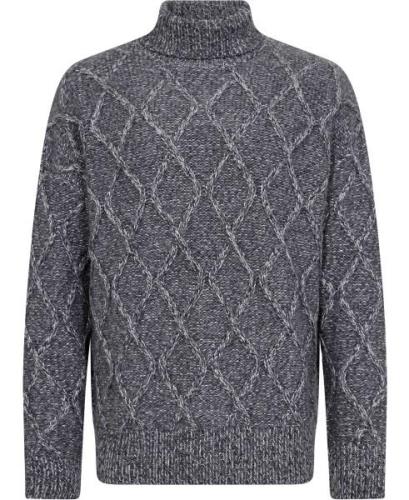 BOSS Cestupendo Mand Medium Grey Turtlenecks Str S - hos Magasin