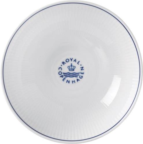 Royal Copenhagen Blueline Skål 17 cm Hvid Str 17 cm - Dybe Tallerkener...