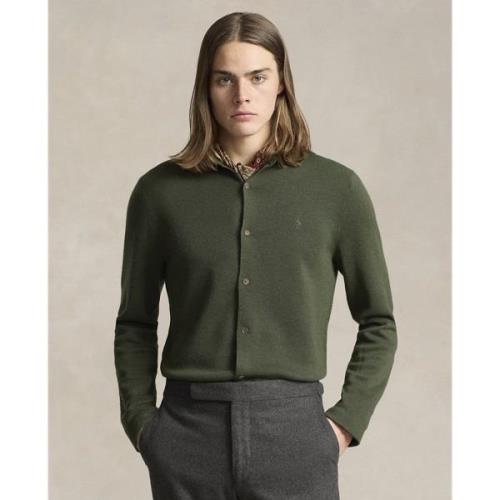 Polo Ralph Lauren 2/48 Merino WL Rwslsl-fuz Mand Classic Olive Heather...