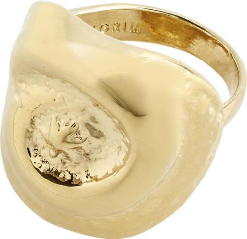 Pilgrim SEA Recycled Ring Goldplated one size - Ringe hos Magasin