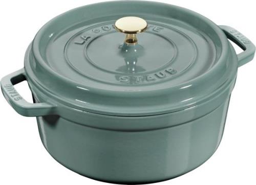 Staub Cocotte 24 cm Eukalyptus Støbejern Eukalyptus - Gryder hos Magas...