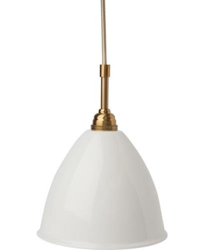 Gubi BL9 Pendant Bone China/brass Ø 16 Hvid & Guld Str Ø16 (S) - Pendl...