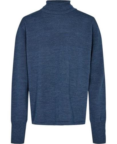 Mads Nørgaard - Copenhagen 100% Wool Klemens Mand Blå Turtlenecks Str ...