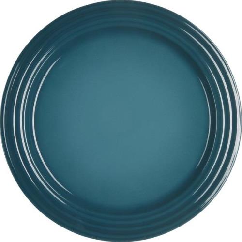 Le Creuset Tallerken 22cm Deep Teal Deep Teal Str 22 cm - Frokosttalle...