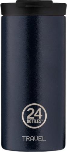 24Bottles Travel Tumbler 600 ml Deep Blue Blœ Str 8 x 18,5 cm - To-go-...