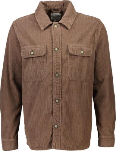 Lindbergh Corduroy Overshirt Mand Brun Overshirts Str S - hos Magasin