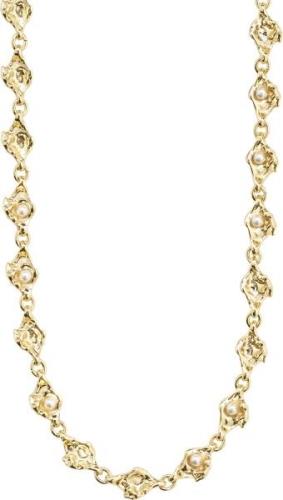 Pilgrim Inaya Recycled Necklace Goldplated one size - Halskæder Med Ve...