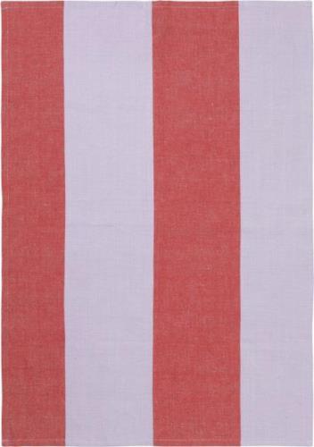 ferm LIVING Hale Tea Towel Red/lilac Red/lilac Str B: 50 x H: 70 cm - ...