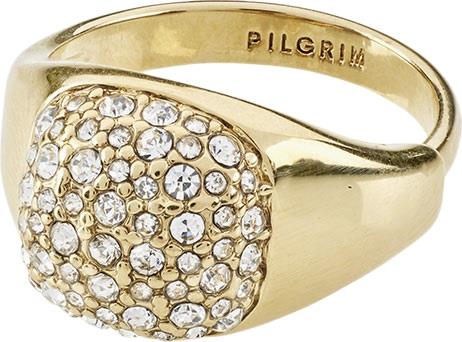 Pilgrim Cindy Recycled Crystal Ring Goldplated one size - Ringe hos Ma...