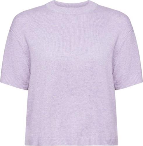 Esprit ws Baby tee ss Kvinde Lavender 5 Kortærmet Strik Str L - hos Ma...