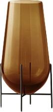 Audo Copenhagen Echasse Vase, S, Amber/bronzed Bras Brun - Vaser hos M...