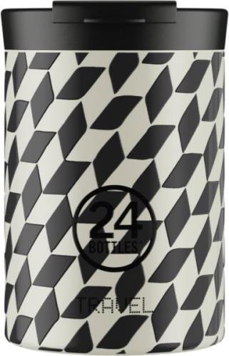 24Bottles Termokrus Travel Tumbler - Groovy White - 350 ml Multi Str 8...