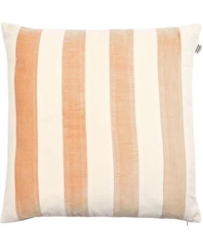 Magasin Stripe Velvet/beige, Pyntepude 48x48 CM 0008 Pyntepuder Bomuld