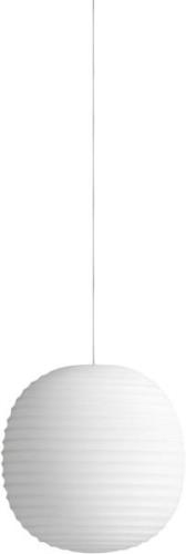 New Works Lantern Pendant Ø20 Frosted White Str Ø20 cm - Pendler Glas ...