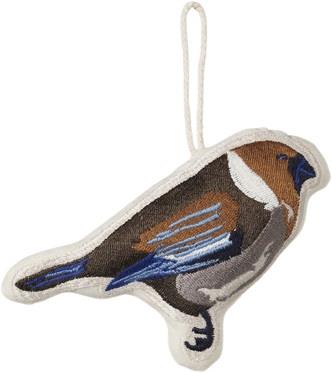 Broste Copenhagen Bird Broderet Juletræspynt 0008 Str B12 x L8 x H2 cm...