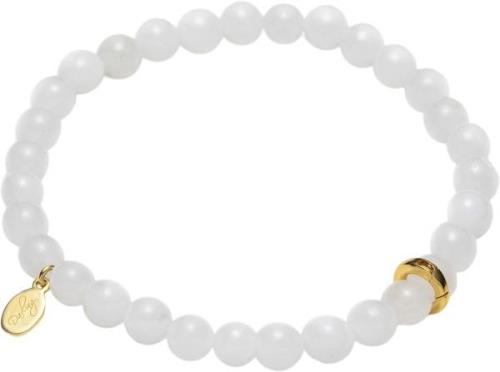 With love darling White Chalcedony Bracelet ONE SIZE - Perlearmbånd ho...