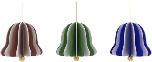 OYOY Living Design Juleklokke Papirornament Pak af 3 Nutmeg / Green / ...