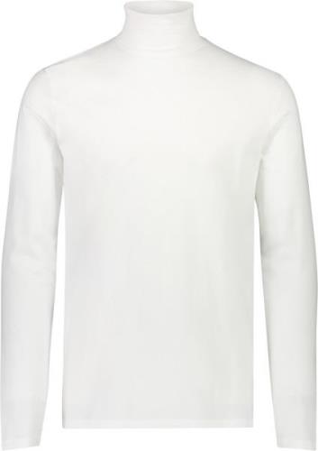 Lindbergh Roll Neck tee L/S Mand Hvid Langærmede T-shirts Slim Fit Str...