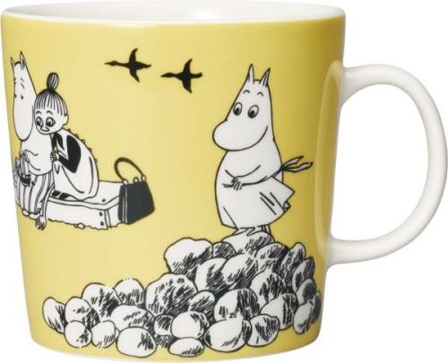 Moomin Arabia Mumi 40 cl Krus, Gul Gul Str 40 cl - Kopper Med Hank Træ...