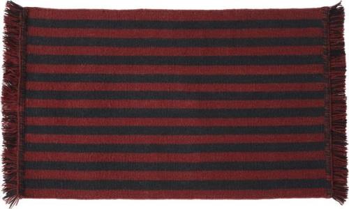 Hay Stripes and Stripes Wooll95 x W52- Cherry Str L95 x W52 - Gulvtæpp...