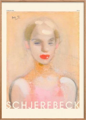 Poster & Frame Helene Schjerfbeck Circus Girl Flerfarvet Str 30x40cm -...