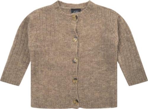 Sofie Schnoor Knit Str 68-74 cm - Brown Melange Cardigans hos Magasin