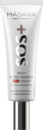 Mádara SOS Rich Hydrabarrier Cica Cream 40 ml 40 ml - Dagcreme hos Mag...